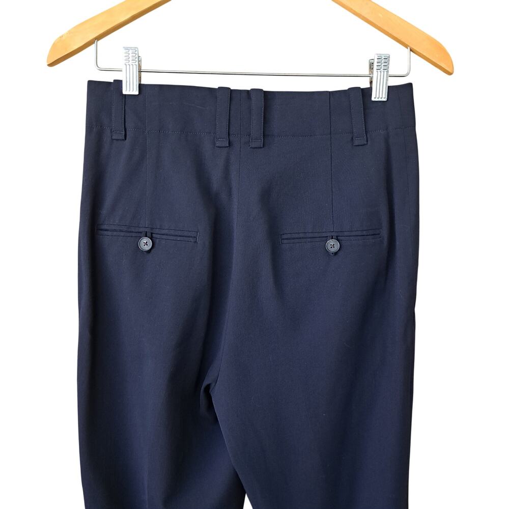 VINCE Carrot Tapered Leg Cropped Ankle Trouser Pants Deep Navy Blue Size 2 - Picture 6 of 8